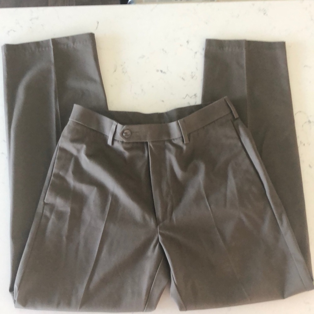 Men’s Haggar brand light brown dress pants
